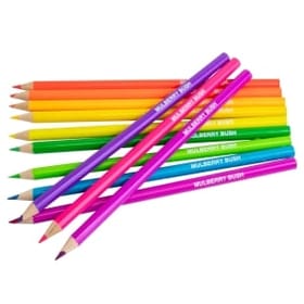 Personalised Neon Colouring Pencils image 1