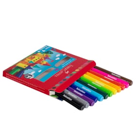 Named Faber-Castell Felt Tip Pens - Set of 12 image 1