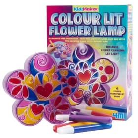 Colour Lit Flower Lamp