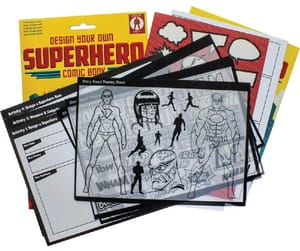 Design your own superhero comic book