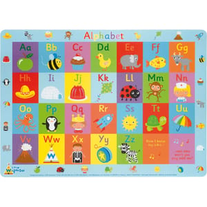 alphabet placemat