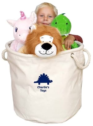 Personalised Canvas Toy Storage Bag