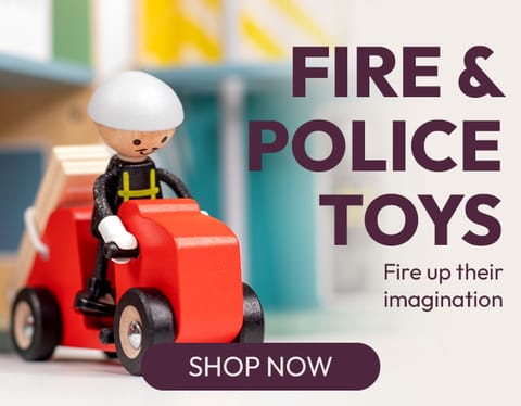 Wooden Fire & Police Toys