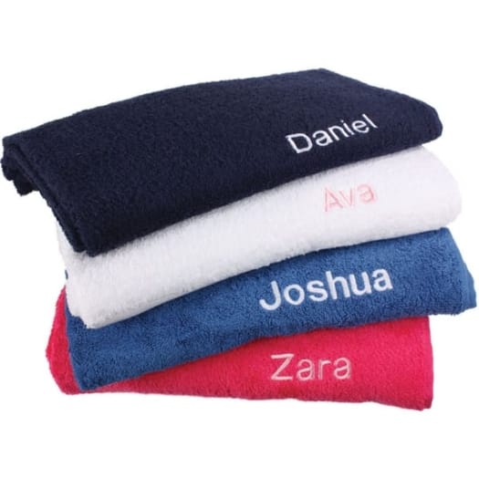 Named Bath Towel