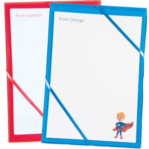 Named Notepaper - Super Hero