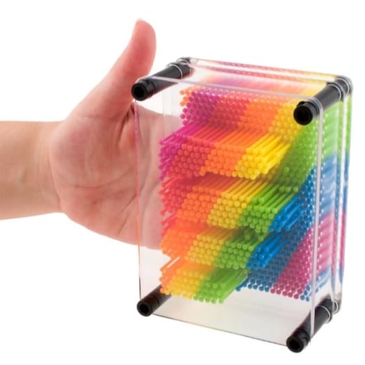 Rainbow Pin Art