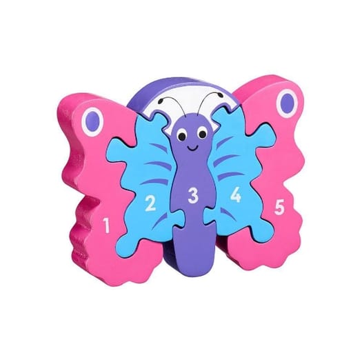 Butterfly 1-5 Number Puzzle