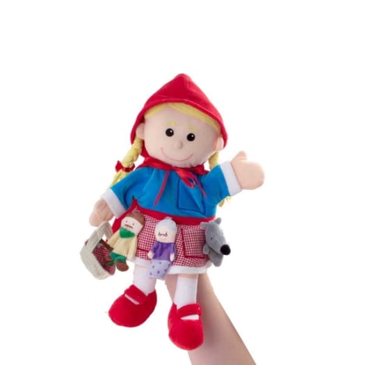 Red Riding Hood Hand & Finger Puppet Set
