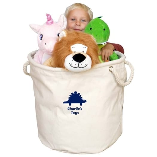 Personalised Canvas Toy Storage Bag