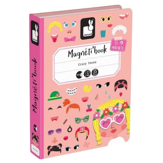 Magneti'book - Crazy Faces (girls)