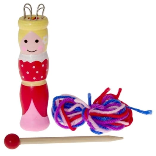 French Knitting Doll