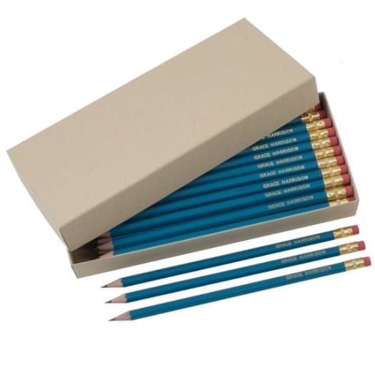 Box of 42 Personalised HB Pencils