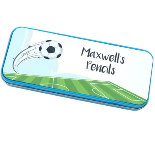 Personalised Pencil Tin - Football