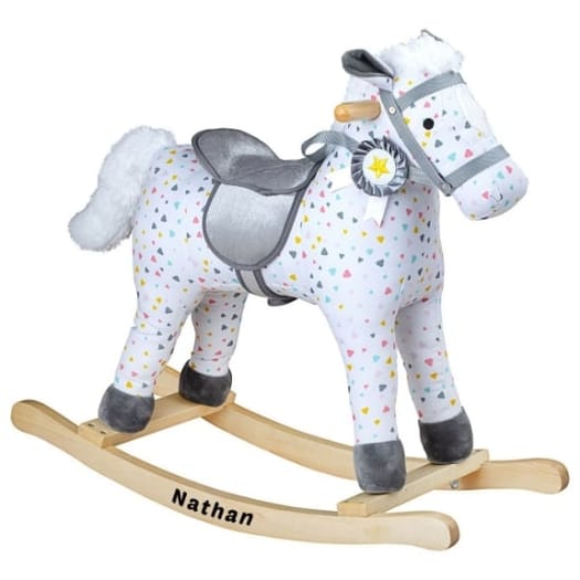 Patterned Rocking Horse