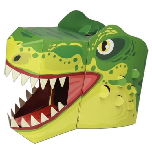 T-Rex 3D Mask Card Craft