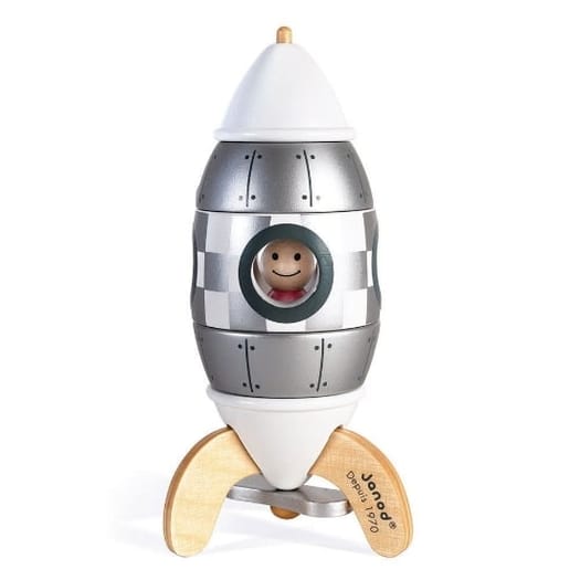 Silver Magnetic Rocket