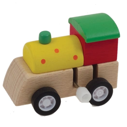 Wooden Clockwork Train
