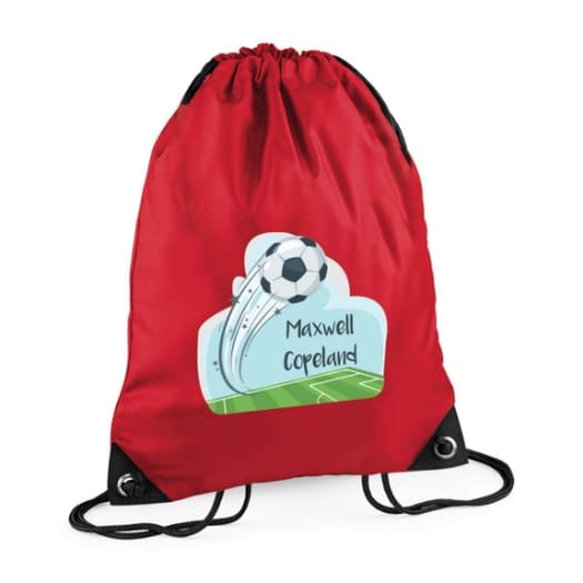 Football Personalised Swim Bag