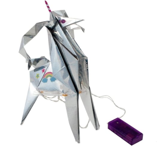 Holographic Light Up Origami Unicorn