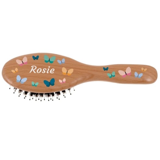 Personalised Kent Hairbrush - Butterflies