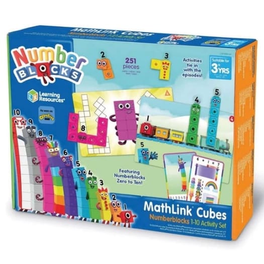 Numberblocks Mathlink Cubes 1- 10 Activity Set