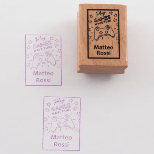 Named Rubber Stamp - Gaming