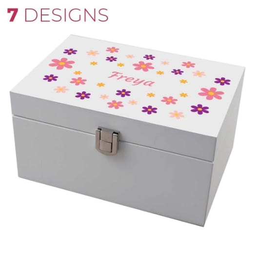 Personalised Wooden Jewellery Box