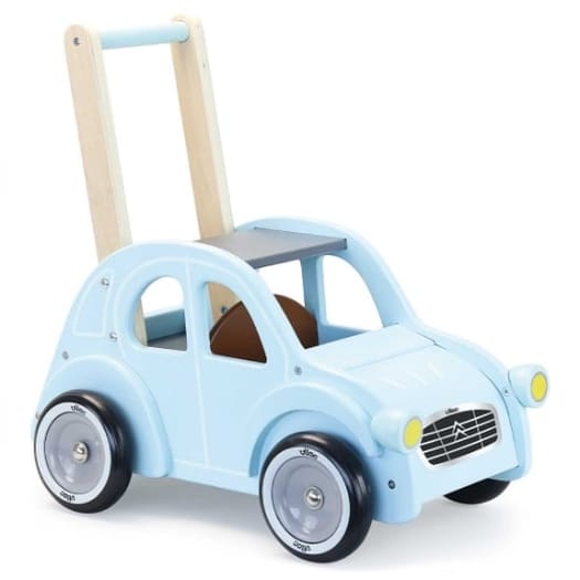 Blue Car Baby Walker