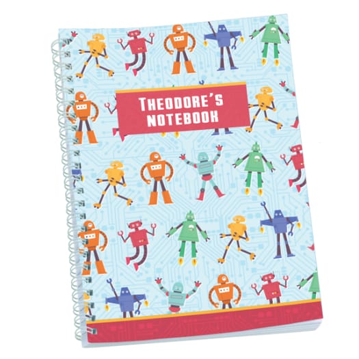 Robots Personalised Notebook