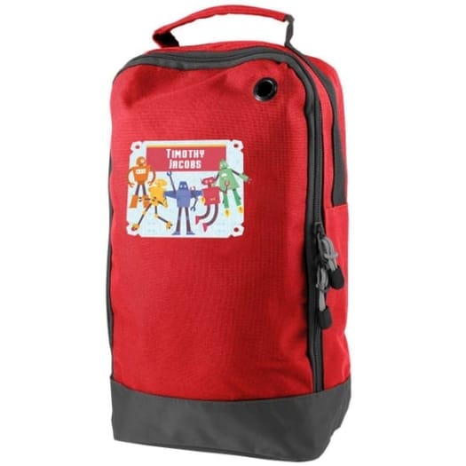 Robots Personalised Shoe & Boot Bag