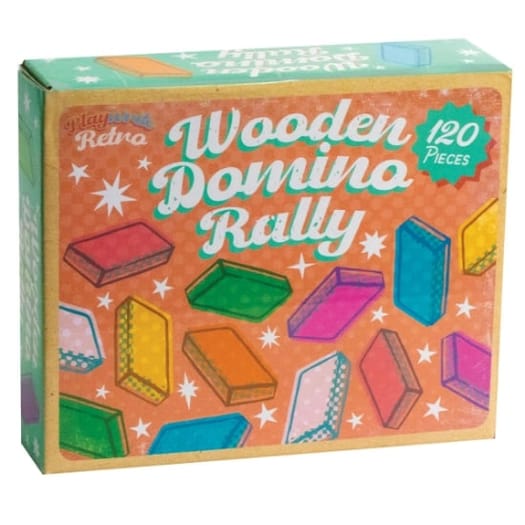 Wooden Domino Rally