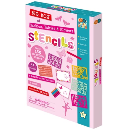 Big Box of Stencils - Fashion, Fairies & Flowers