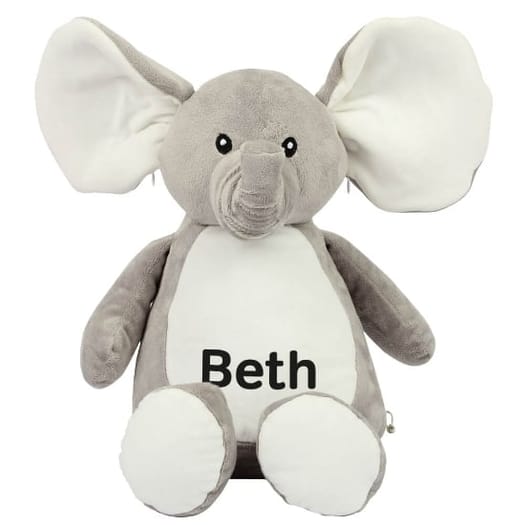 Personalised Elephant Soft Toy