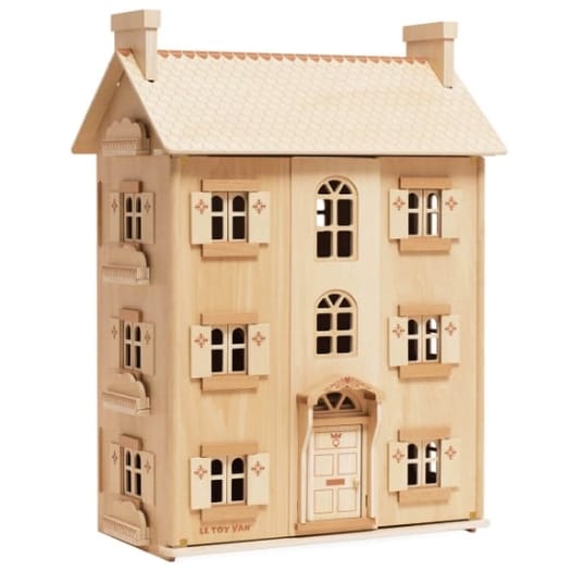 The Grand Natural Wood Dolls House