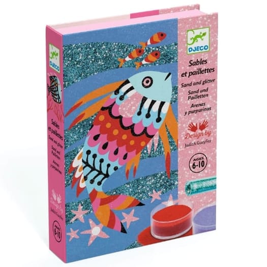 Rainbow Fish Sand Art