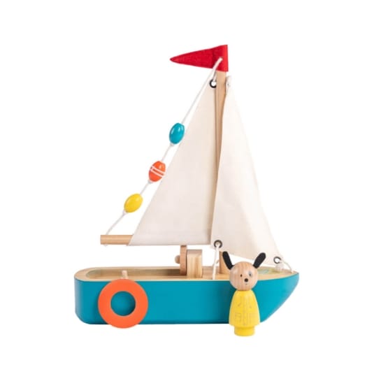 Wooden Sail Boat