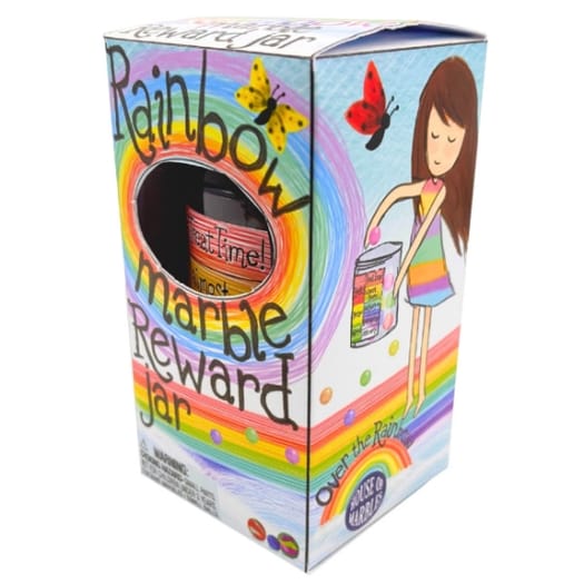 Rainbow Marble Reward Jar