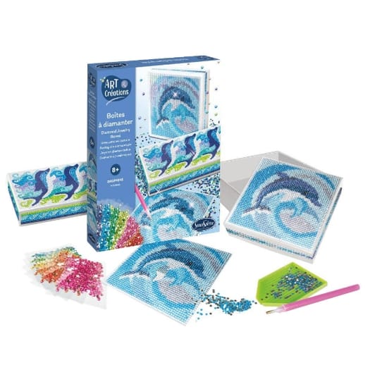 Diamond Art Box - Dolphins
