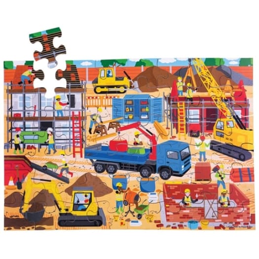 Construction Site Floor Puzzle
