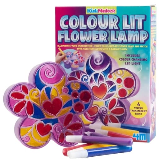 Colour Lit Flower Lamp