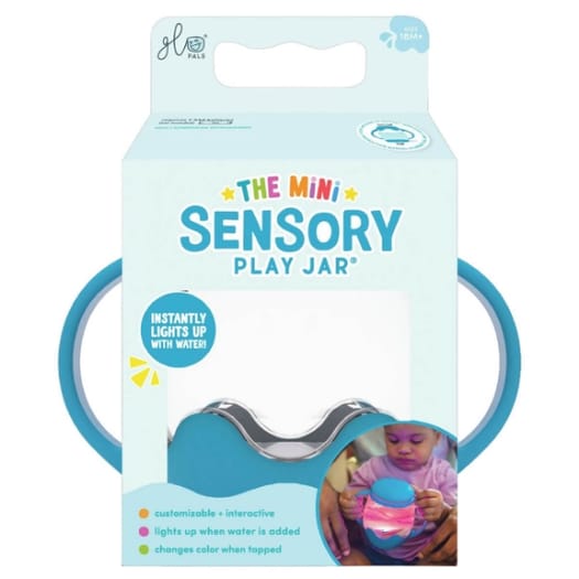 Sensory Play Mini Jar - Blue