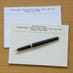 50 Correspondence Cards, Cream image