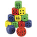 Giant Coloured Dice (set of 4) image