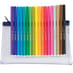 18 Named Felt Tip Pens & Clear Case image