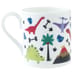 Personalised China Mug - Dinosaurs & Volcanoes image 2