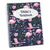 Flamingos Personalised Notebook image 1