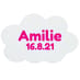 Personalised Cloud Name Plaque image 2
