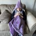 Personalised Hooded Sherpa Blanket image 3