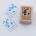 Named Rubber Stamp - Ponies image