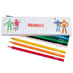 Box of 12 Named Colouring Pencils - Robots image 1